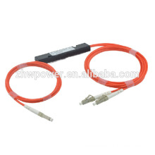 Optical fiber plc splitter, LC MM plc splitter with mini type